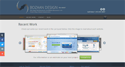 Desktop Screenshot of bozaandesign.com